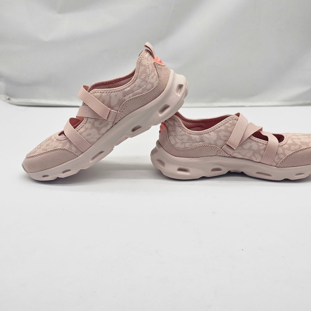 Ryka Mary Jane Sneakers Womens 8.5W Pink Excellent Leopard Print ACTIVFOAM
